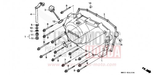 PANNEAU CARTER-MOTEUR D. XL600VN de 1992